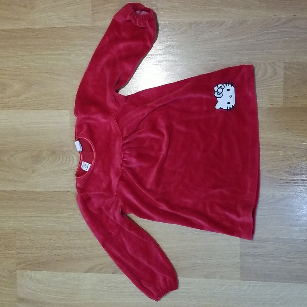 H&M Hello Kitty fuzzy red dress size 12-18 months
